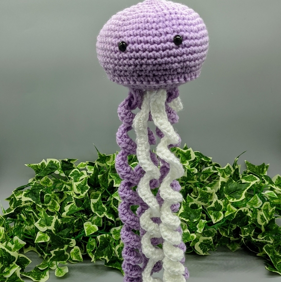 Honey Bumpkins Other - Stuffed Jellyfish Toy - Purple